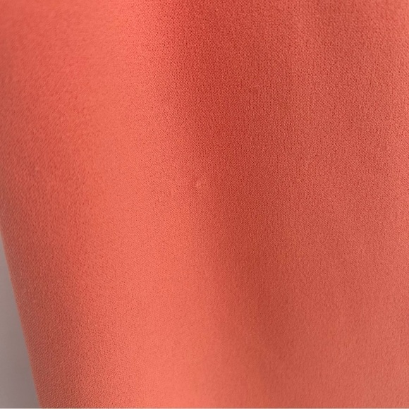 Marina Off-The-Shoulder Ruffle Coral Pencil Dress - Picture 6 of 13